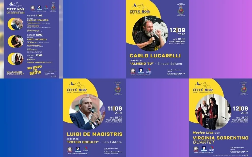 A Castel San Giorgio torna il “Città Noir”: due serate tra libri, cronaca e musica