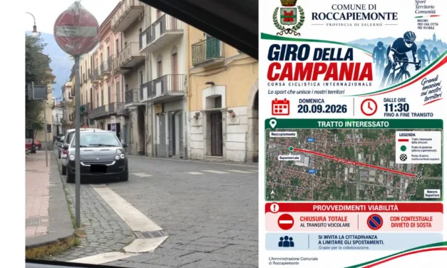 ROCCAPIEMONTE – VIABILITÀ PER GIRO DELLA CAMPANIA