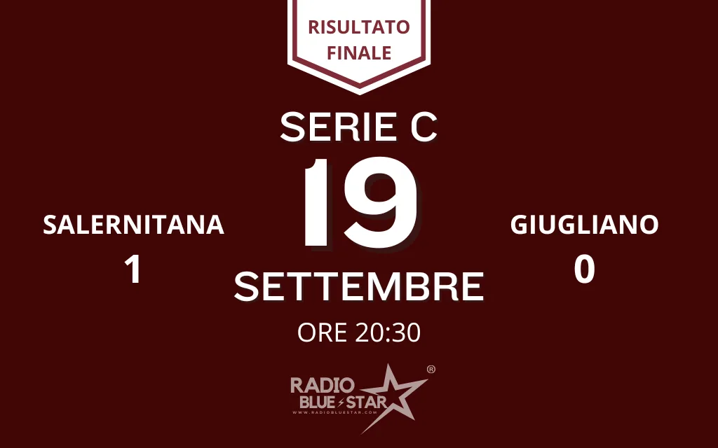 Salernitana batte Giugliano 1-0 all’Arechi
