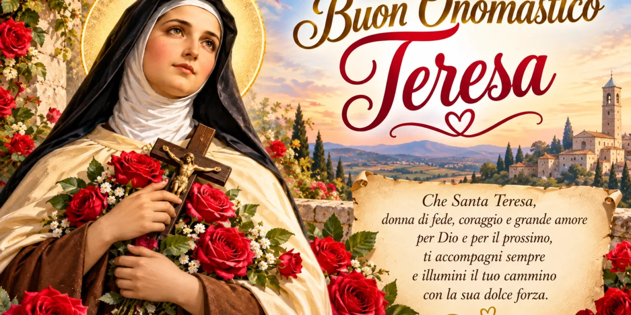15 OTTOBRE – SANTA TERESA
