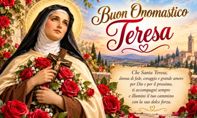 15 OTTOBRE – SANTA TERESA