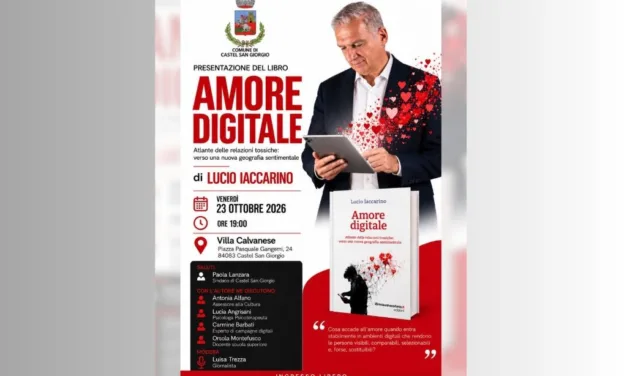 CASTEL SAN GIORGIO – PRESENTAZIONE DEL LIBRO DI LUCIO ACCARINO